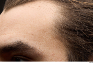 HD Face Skin Turgen eyebrow face forehead hair skin pores…